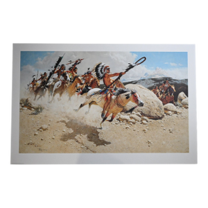 Frank McCarthy “Hoka Hey: Sioux War Cry” Signed & Numbered Limited Edition Lithograph