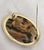Vintage 9ct Yellow Gold Moss Agate Brooch, Sheffield, 1989 For Sale - Image 10 of 18