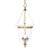 British Colonial Style Glass Lantern or Pendant For Sale