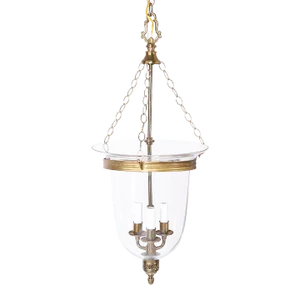 British Colonial Style Glass Lantern or Pendant