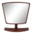 Danish Mid-Century Modern Adjustable Wall Mirror With Shelf For Sale