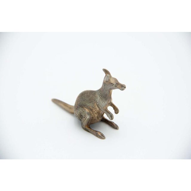 Miniature Silver Kangaroo, in Good conditions. Designed 1920 to 1949