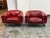 Design Plus Gallery presents a Pair of Barrel Back Lounge Chairs by Jules Heumann for Metropolitan Furniture from the...