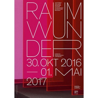 Raumwunder, 2016 Group Show Exhibition Poster For Sale