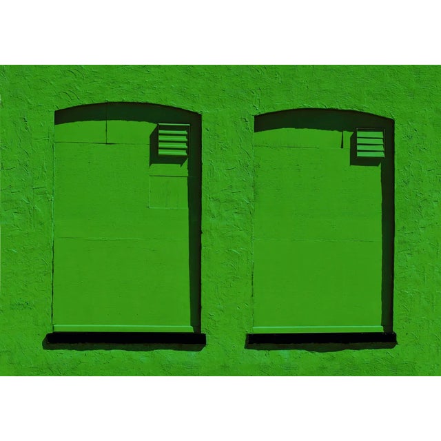 John C. Magee, Old Green Windows, Photographic Paper For Sale