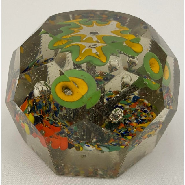 Late 19th Century Large Saint Louis Millefiori Paperweight, St. Louis Scrambled Paperweight For Sale - Image 5 of 6
