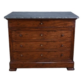 Late 19th Century Louis Philippe Mahogany Chest of Drawers For Sale