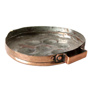 Antique Escargot Copper Pan