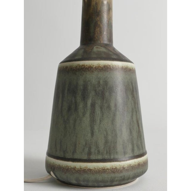 Scandinavian Modern Stoneware Table Lamp from Desiree Stentøj, 1960s For Sale - Image 6 of 11