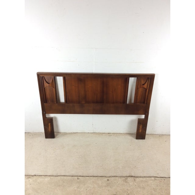 Mid-Century Modern Mid Century Modern Walnut Twin Headboard by Perspecta From Kent Coffey For Sale - Image 3 of 18
