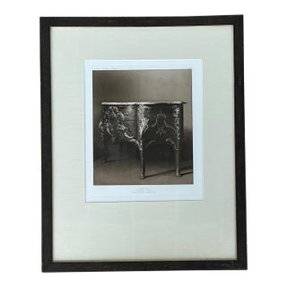Framed Antique French Commode Print For Sale
