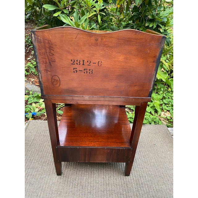 Brown Drexel Nightstands End Tables Vintage of Mahogany Pair For Sale - Image 8 of 10
