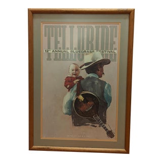 1985 Telluride Bluegrass Festival Poster For Sale