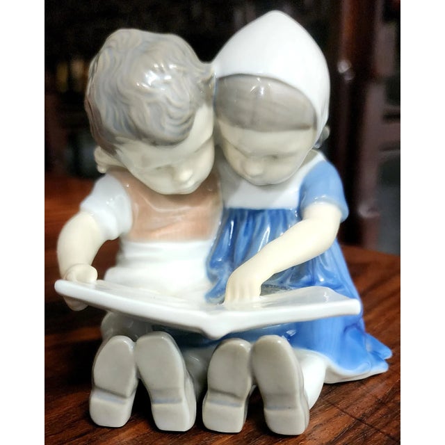 1970s Bimg & Grondahl Danish Hand-Painted Porcelain Fine Figurine For Sale - Image 5 of 13