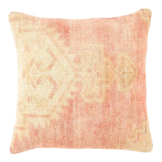 Pasargad DC Vintage Hand Knotted Rug Turkish Pillow For Sale