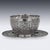 Late 19th Century 19th Century Chinese Export Silver Finger Bowl & Plate, Wang Hing, 1880s, Set of 2 For Sale - Image 5 of 18