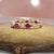 1.1ct Ruby Band Ring With Natural Diamonds Accents: Solid 14k Gold, Pear, Size 6.5 For Sale In Columbus - Image 6 of 9