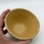 A Very Nice Small Sized Yellow Ware Mixing Bowl With a Brown Band Decoration, 1890’s For Sale - Image 9 of 12