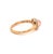 Mid 20th Century Fred of Paris Paindesure Pink Quartz & Diamond 18k Rose Gold Ring - Size 7.75 For Sale In Miami - Image 6 of 7