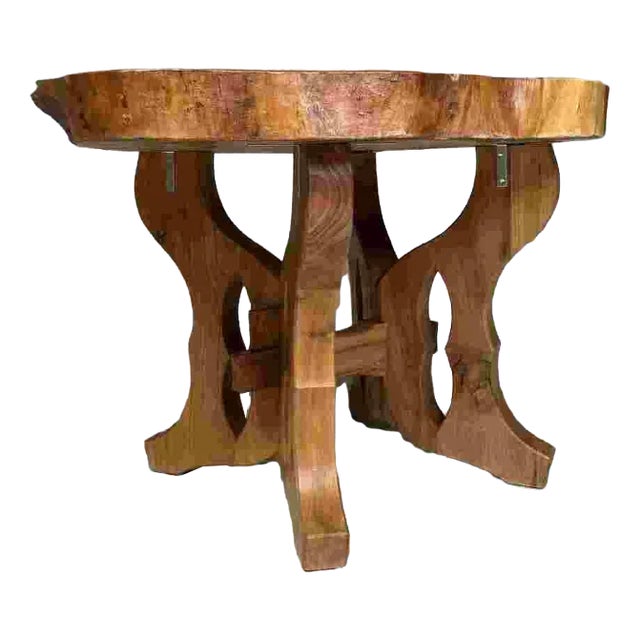 Canadian Tree Trunk Table For Sale
