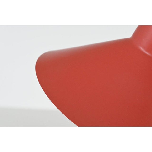 Black Model 8025 Floor Lamp by J.J.M. Hoogervorst for Anvia, the Netherlands, 1957 For Sale - Image 8 of 16