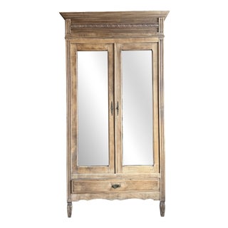 Antique Louis XVI Style Wardrobe, 1890s For Sale