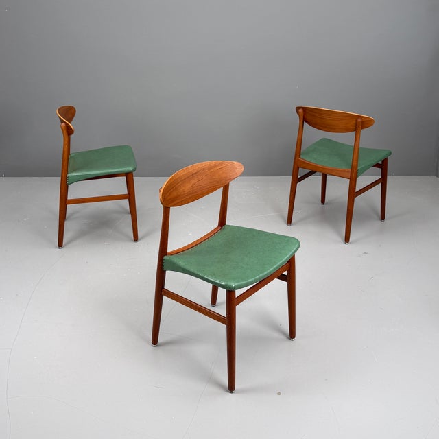 Teak Chairs from Naestved Møbelfabrik, Denmark, 1960s, Set of 3 For Sale - Image 4 of 12