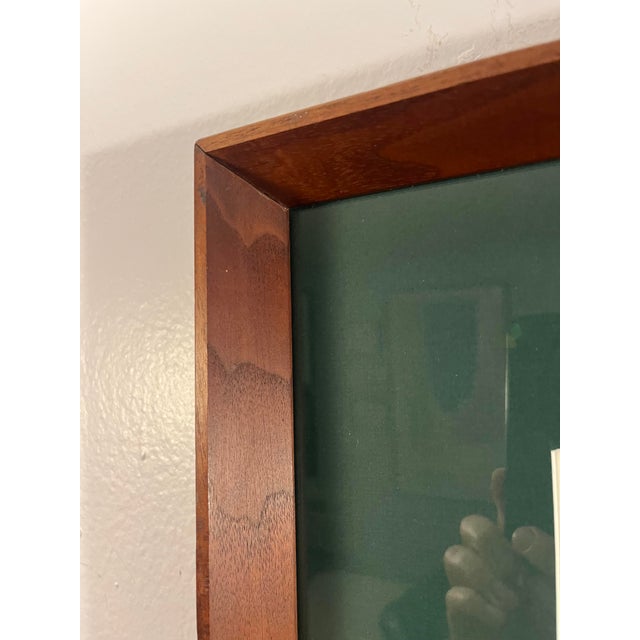 1970s 1974 Vintage "Barb" Lithograph by British Artist Geoffrey Key Signed Numbered For Sale - Image 5 of 6