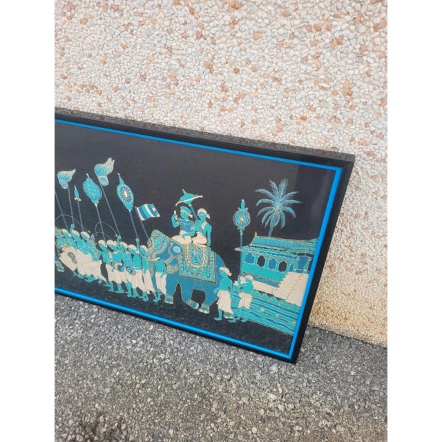 1970s Vintage Ethnic Batik, 1970s, Textile For Sale - Image 5 of 11