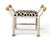 Metal Boca White Ocelot Black Bamboo Bench For Sale - Image 7 of 7