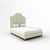 Elevate your bedroom with this luxurious upholstered bed, available exclusively on Chairish. Expertly crafted in the USA...