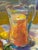 D. C. Signed “Orange Juice” Acrylic on Canvas Original Painting For Sale - Image 4 of 12