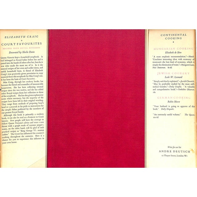 CRAIG, Elizabeth [187] pp. Andre Deutsch 1953 8 3/4" x 5 5/8" Decorations by Sheila Dunn Although this book is primarily a...