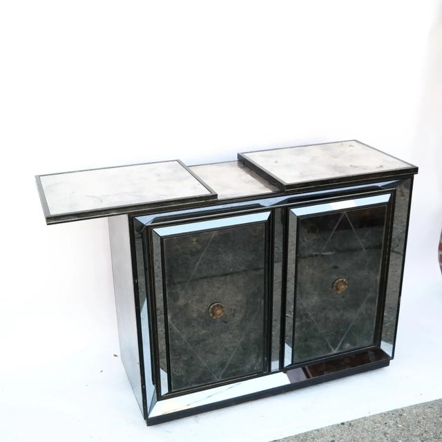 Mid 20th Century James Mont Mid Century Mirrored Bar C. 1960 For Sale - Image 5 of 6