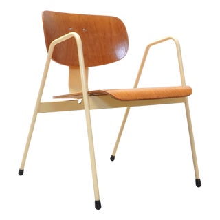 Vintage F1 Chair by Willy Van Der Meeren for Tubax, Belgium, 1950s For Sale