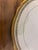 Louis XVI Style Tart and Cake Platter in Porcelain with Gilt Rim from Limoges, 1890s, Set of 2 For Sale - Image 4 of 8