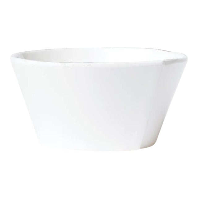 Lastra White Melamine Small Bowl For Sale