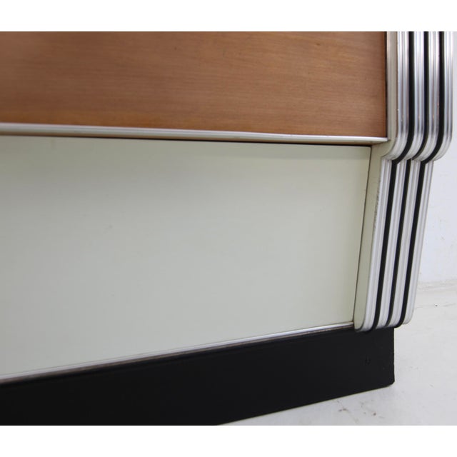 Mid-Century Modern Art Deco Streamlined Butcher's Block, 1930s For Sale - Image 11 of 18