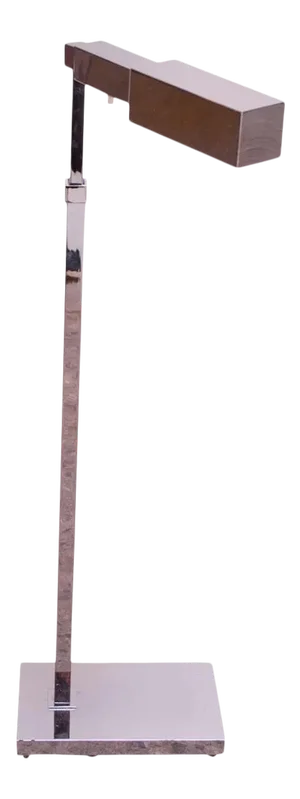 Vintage Adjustable Rectilinear Chrome Floor Lamp by Casella Lighting