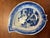 Chinese 19th Century Chinese Export Blue Canton Leaf Shape Trinket Dish For Sale - Image 3 of 8