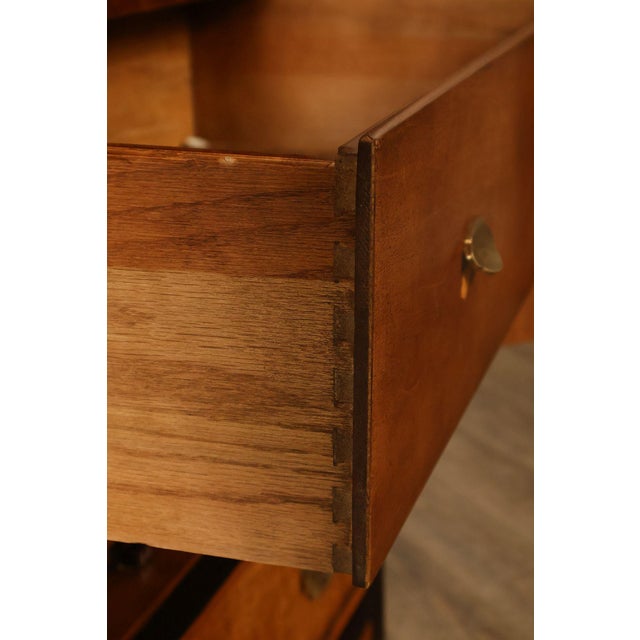 Century Chin Hua Furniture Asian Style Burl Wood Cabinet Armoire For Sale In Philadelphia - Image 6 of 18