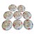 Eight Early 19th Century Mason's Persiana Pattern Bread Plates For Sale