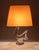Crystal Glass Bird Table Lamp from Daum, France, 1960s For Sale - Image 12 of 15