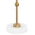 Meet Chanler, the perfect addition to any space. This rechargeable table lamp features a sleek brass and faux alabaster...