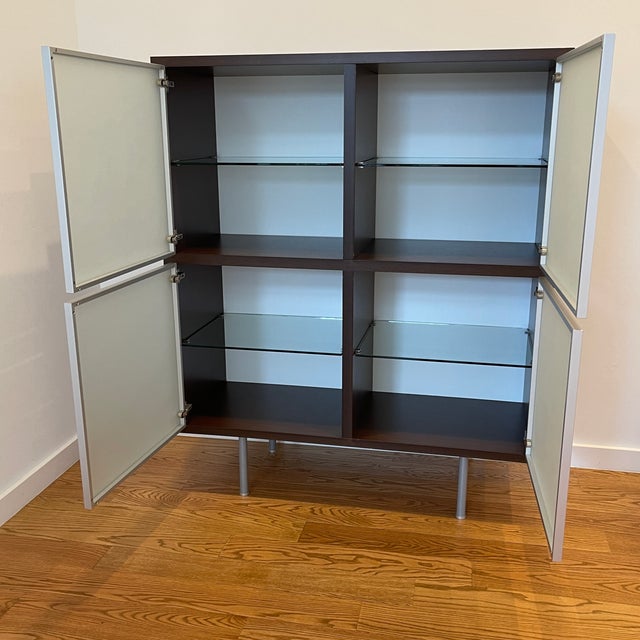 Calligaris Frosted Glass Bar Chairish