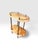 Hollywood Regency Vintage Hollywood Regency Brass & Onyx Two-Tier Console Table With Gallery Rail For Sale - Image 3 of 8
