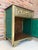 Late 19th Century Louis XVI Pair of Bronze Vitrine Nightstands with Green Glass Doors and Drawer For Sale - Image 14 of 18