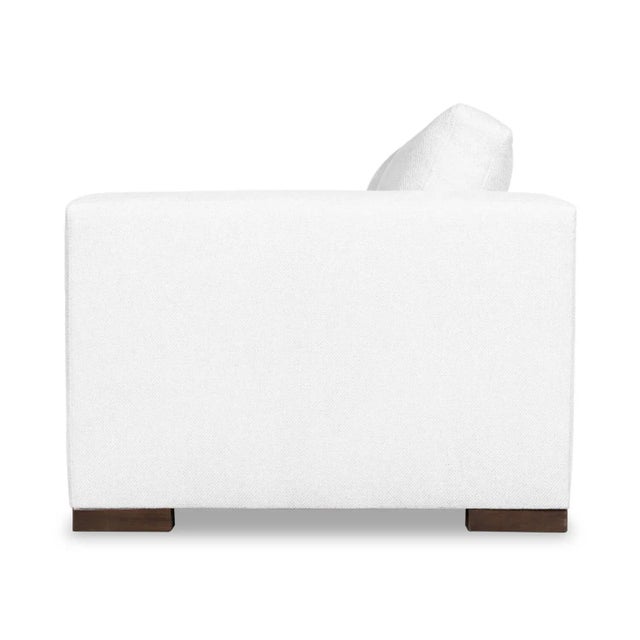 Contemporary Moss Home Hov Sofa 96", Bonanza Optic White For Sale - Image 3 of 7