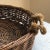 Rustic Twig Basket Tray With Rope Handles For Sale - Image 4 of 12