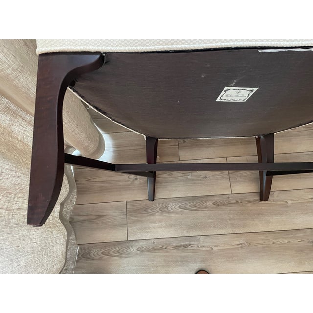 Vintage Barbara Barry Slipper Chair With Ottoman For Sale - Image 11 of 18